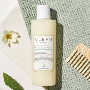 CLEAN RESERVE Buriti & Tucuma Essential Shampoo 10oz - For Soft & Shiny Hair